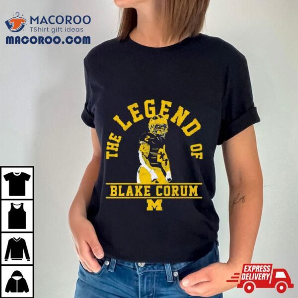 Michigan Wolvines Football The Legend Of Blake Corum Shirt