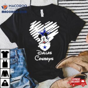 Mickey Heart Dallaps Cowboys Shirt