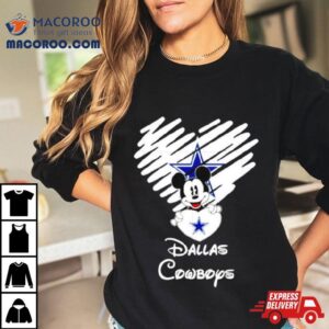 Mickey Heart Dallaps Cowboys Tshirt