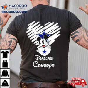 Mickey Heart Dallaps Cowboys Tshirt