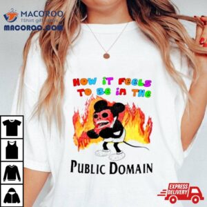 Mickey How It Feels To Be In The Public Domain Fire Tshirt