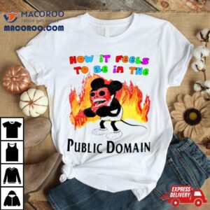 Mickey How It Feels To Be In The Public Domain Fire Tshirt