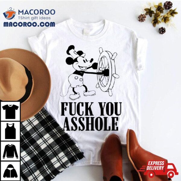 Mickey Mouse Fuck You Asshole Shirt