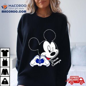Mickey Mouse Love Dallas Cowboys Shirt
