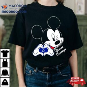 Mickey Mouse Love Dallas Cowboys Tshirt