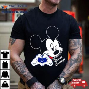 Mickey Mouse Love Dallas Cowboys Tshirt