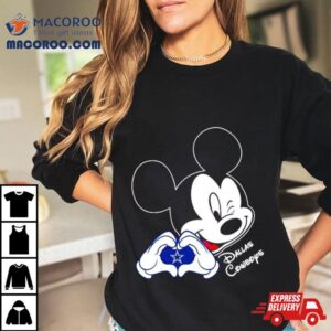 Mickey Mouse Love Dallas Cowboys Tshirt