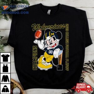 Mickey Mouse Michigan Wolverines College Football Playoff National Champions Tshirt