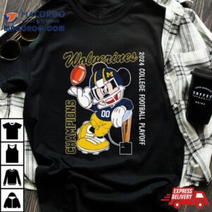 Mickey Mouse Michigan Wolverines College Football Playoff Tshirt