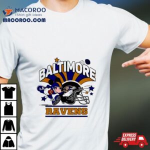 Mickey Mouse Player Baltimore Ravens Football Tshirt