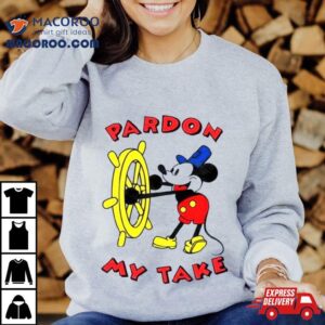 Mickey Mouse Steamboat Pardon My Take Tshirt