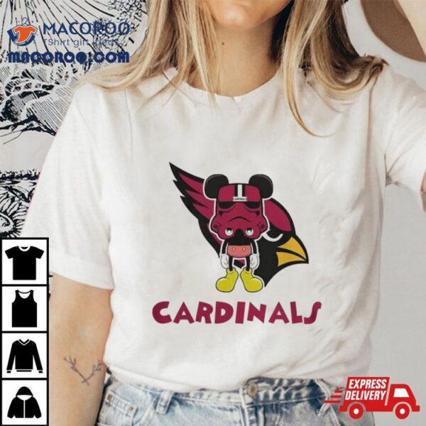 Mickey Mouse Stormtrooper Arizona Cardinals Shirt