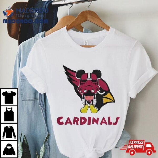 Mickey Mouse Stormtrooper Arizona Cardinals Shirt