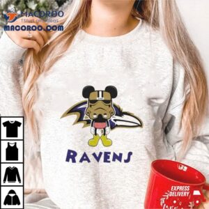 Mickey Mouse Stormtrooper Baltimore Ravens Tshirt