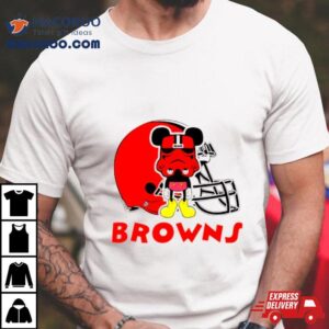 Mickey Mouse Stormtrooper Cleveland Browns Football Shirt