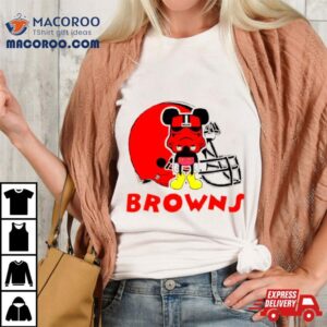 Mickey Mouse Stormtrooper Cleveland Browns Football Tshirt