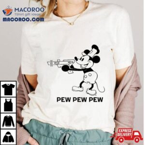 Mickey Pew Pew Pew Steamboat Raygun Tshirt