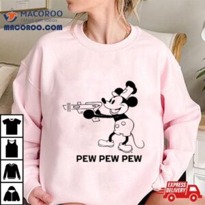 Mickey Pew Pew Pew Steamboat Raygun Tshirt