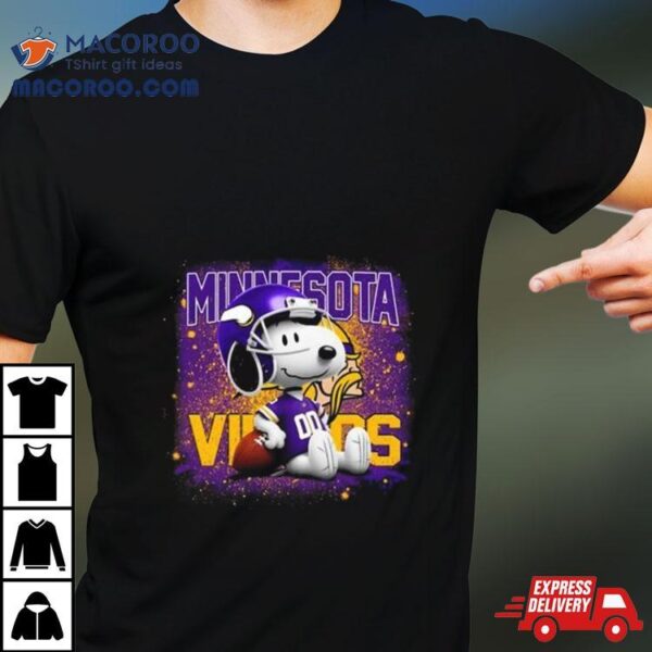 Minnesota Vikings Mix Snoopy T Shirt