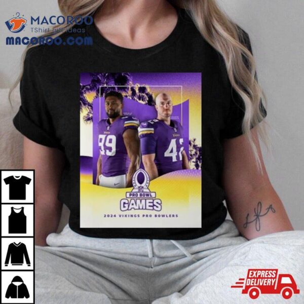 Minnesota Vikings Players Selected For Nfc 2024 Pro Bowl T Shirt