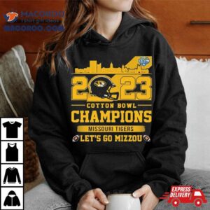 Missouri Tigers Cotton Bowl Champions Let S Go Mizzou Tshirt