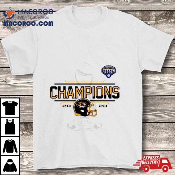 Missouri Tigers 2023 Cotton Bowl Champions Locker Room Shirt