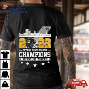 Missouri Tigers Skyline Cotton Bowl Classic Champions Tshirt