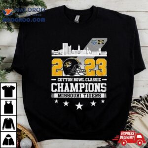 Missouri Tigers Skyline Cotton Bowl Classic Champions Tshirt