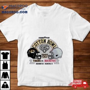 Missouri Tigers Vs Ohio State Buckeyes Cotton Bowl Bound Tshirt