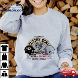 Missouri Tigers Vs Ohio State Buckeyes Cotton Bowl Bound Tshirt