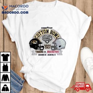 Missouri Tigers Vs Ohio State Buckeyes Cotton Bowl Bound Tshirt