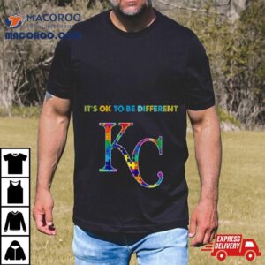Mlb Kansas City Royals Autism It S Ok To Be Differen Tshirt