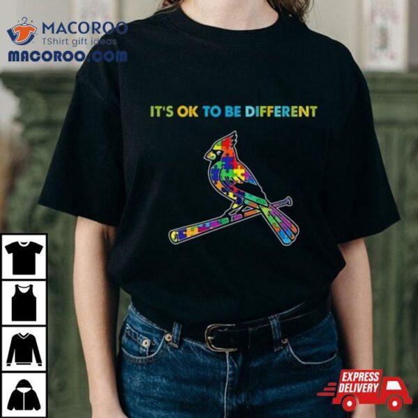 Mlb 2023 St. Louis Cardinals Autism It’s Ok To Be Different Shirt