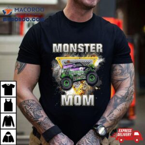 Monster Truck Are My Jam Mom Tshirt