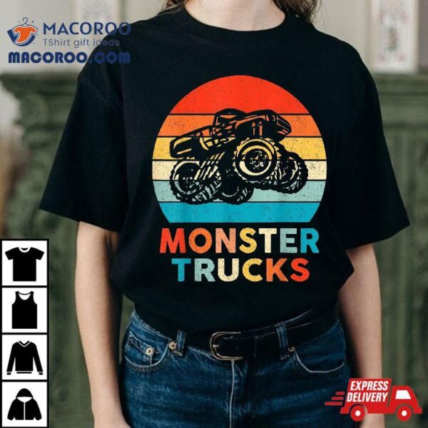 Monster Truck For Toddlers, Youth & Adults T Shirt