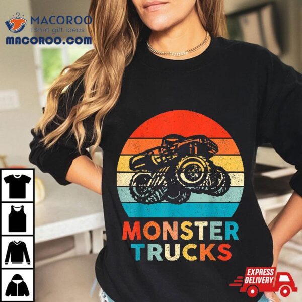 Monster Truck For Toddlers, Youth & Adults T Shirt