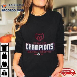 Montreal Alouettes Cfl Grey Cup Champions Tshirt