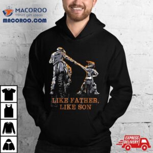 Motocross Dirt Bike Like Father Son Tshirt