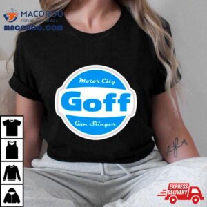 Motor City Goff Gun Slinger Tshirt