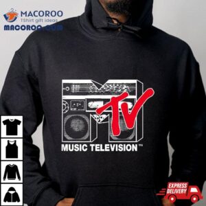 Mtv Logo Red Boombox Graphic Shirt