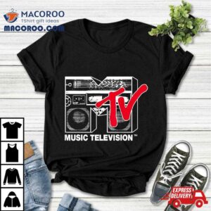 Mtv Logo Red Boombox Graphic Tshirt