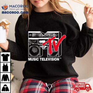 Mtv Logo Red Boombox Graphic Tshirt