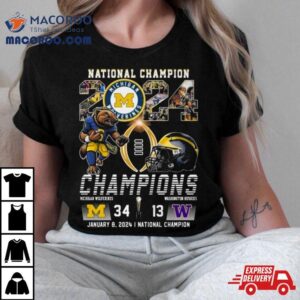 National Champion Michigan Wolverines Beat Washington Huskies Tshirt