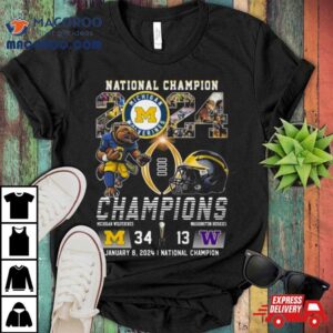 National Champion Michigan Wolverines Beat Washington Huskies Tshirt