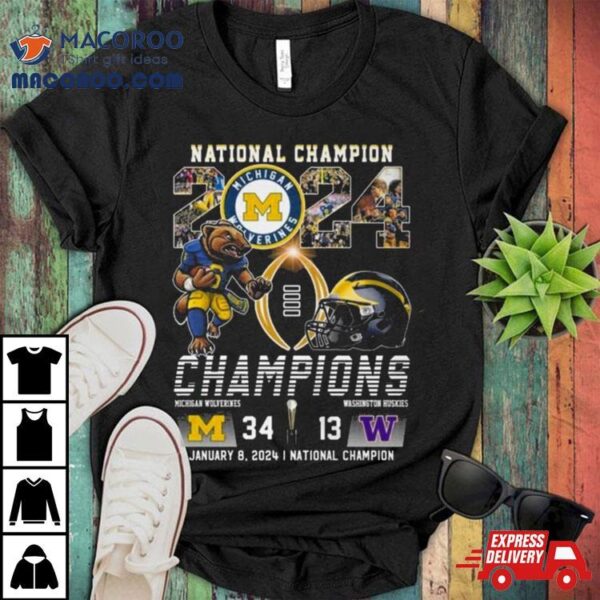 National Champion 2024 Michigan Wolverines Beat Washington Huskies T Shirt