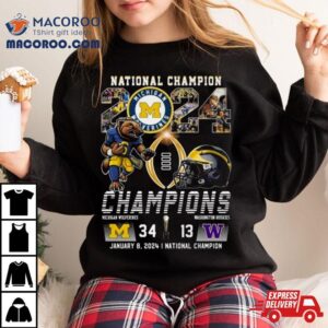 National Champion Michigan Wolverines Beat Washington Huskies Tshirt