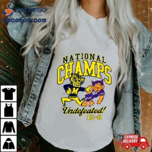 National Champs Undefeated Michigan Wolverines Tshirt