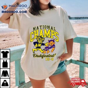 National Champs Undefeated Michigan Wolverines Tshirt