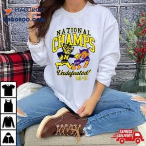 National Champs Undefeated Michigan Wolverines Tshirt