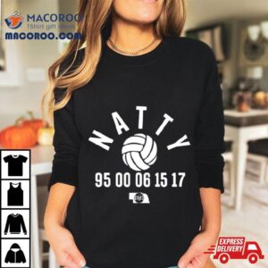 Natty Volleyball Vintage Style Tshirt